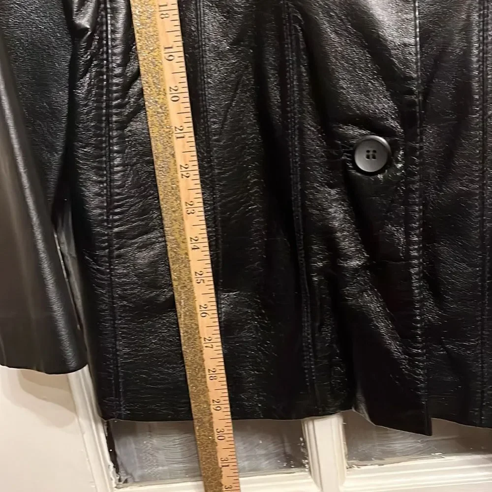 Leather Structured Jacket - Picture 12 of 14